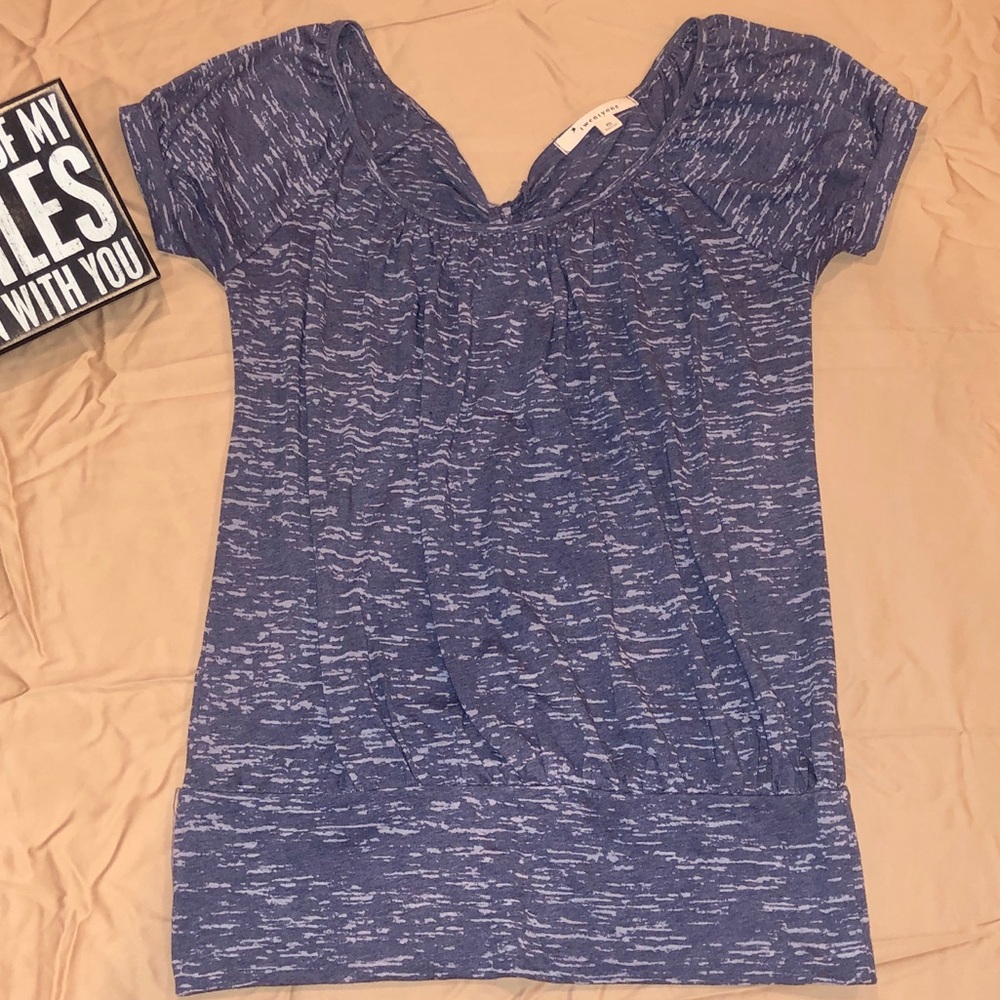 🥰Sexy Blue Top, Sz Med